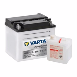 Varta 507 101 008 MC-batteri 12 volt 7 Ah (+pol till höger)